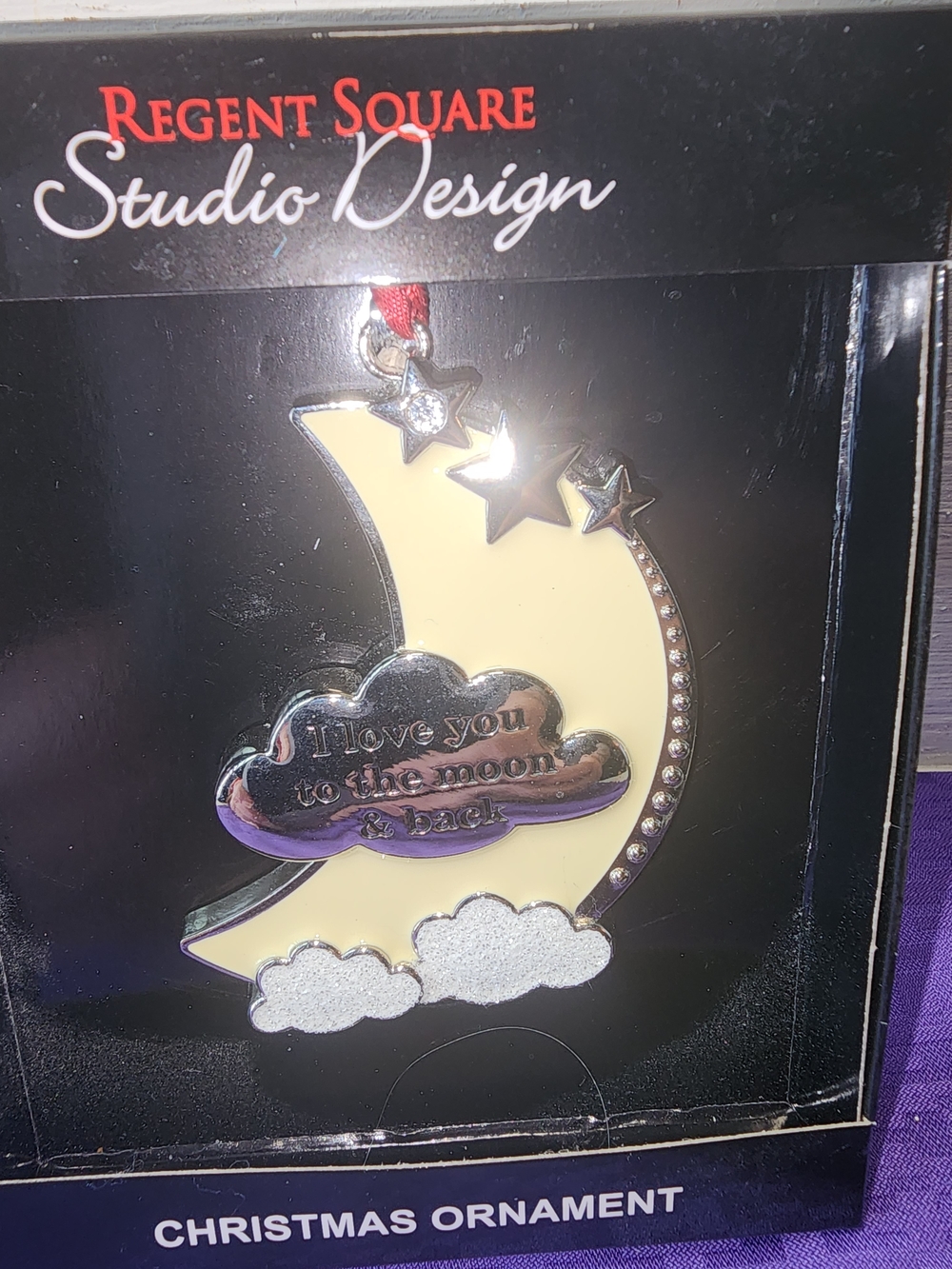 I Love You To The Moon And Back Ornament